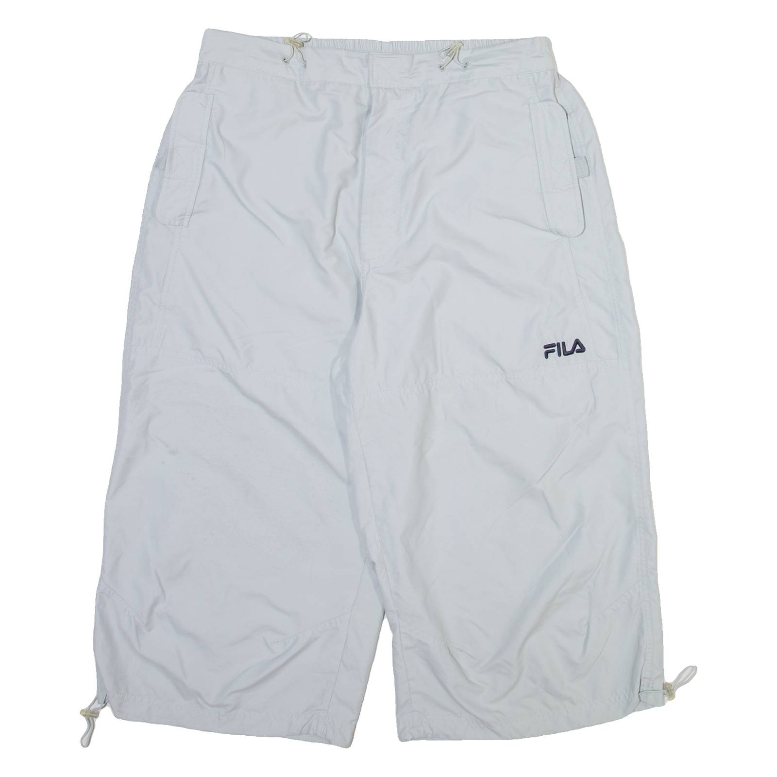 FILA Mens Casual Shorts Grey Relaxed XL W32