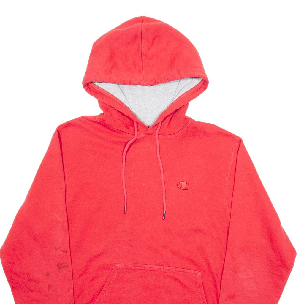 CHAMPION Mens Red Hoodie L