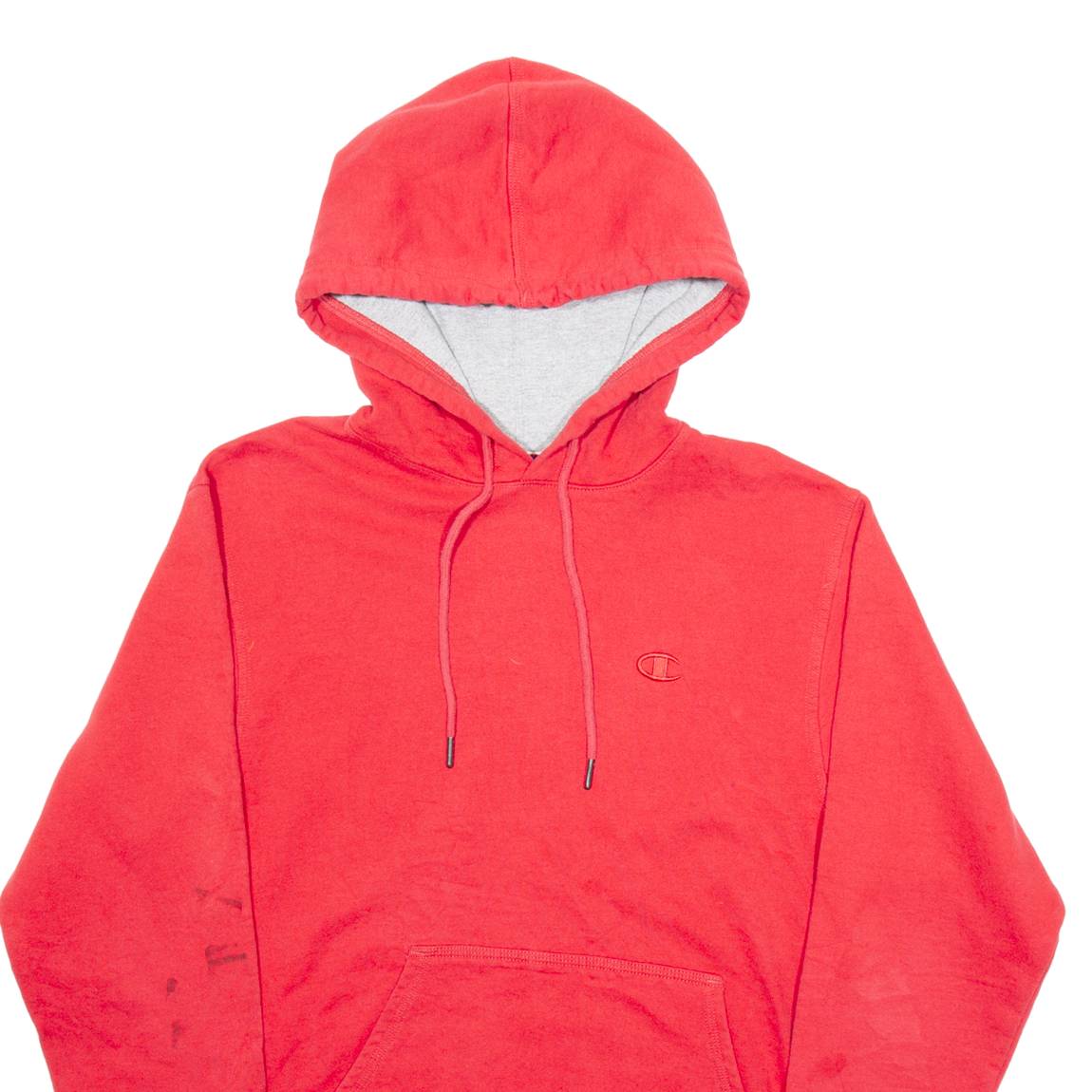 CHAMPION Mens Red Hoodie L