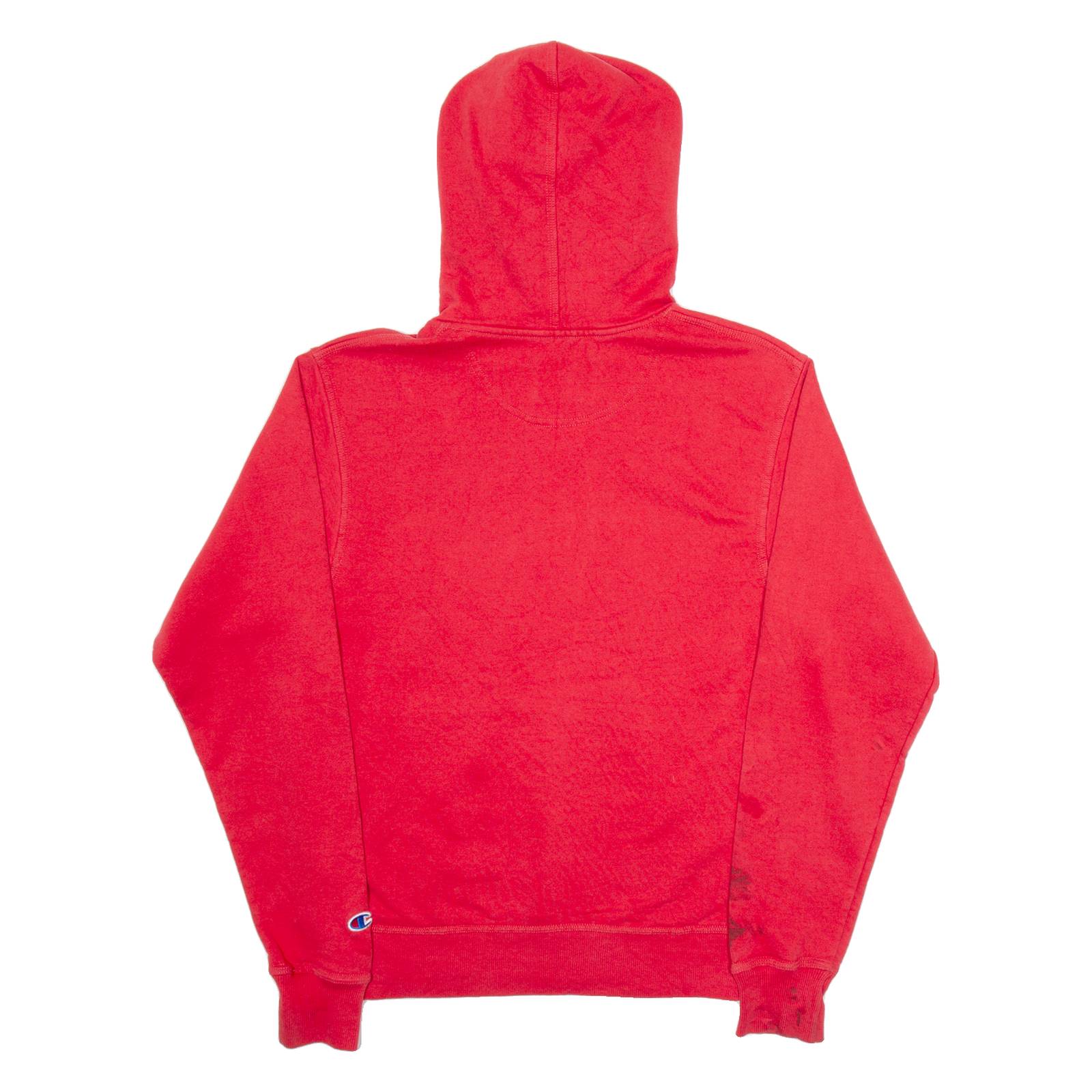 CHAMPION Mens Red Hoodie L