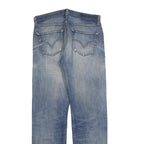 LEVI'S 501 Mens Jeans Blue Regular Straight Denim Medium W33 L34 Classic Fit