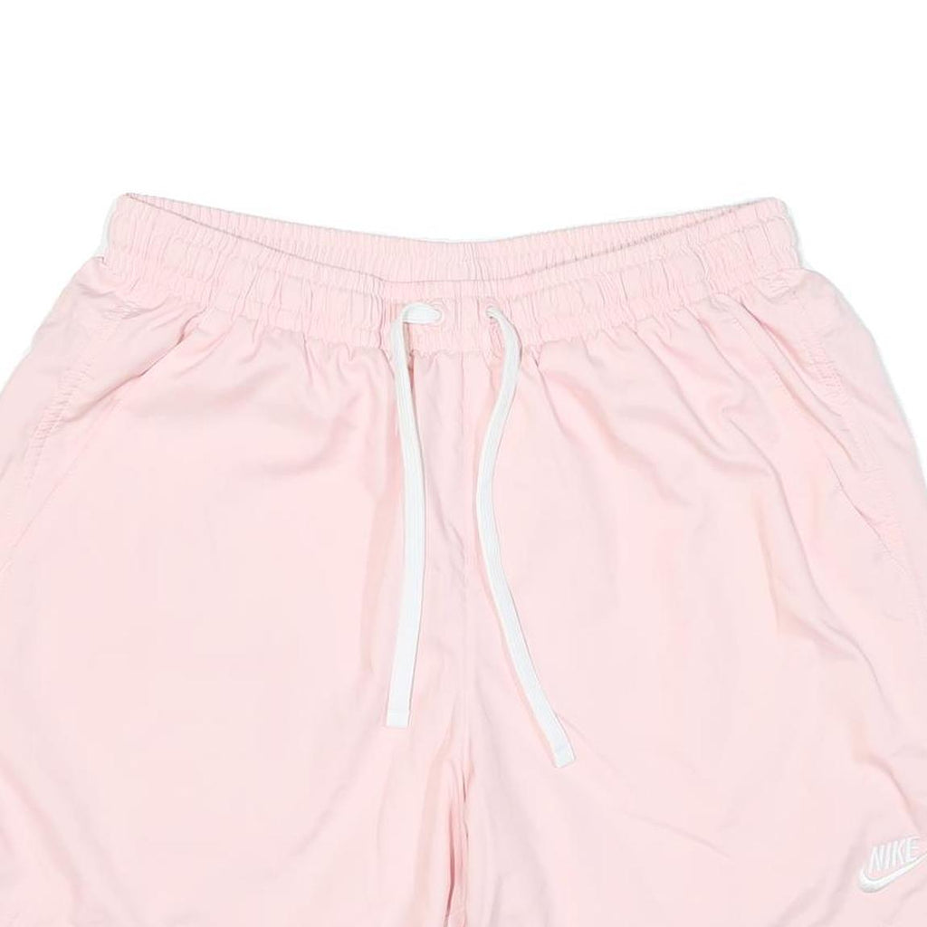NIKE Mens Shorts Pink Casual M W28 Lightweight Polyester Blend Drawstring