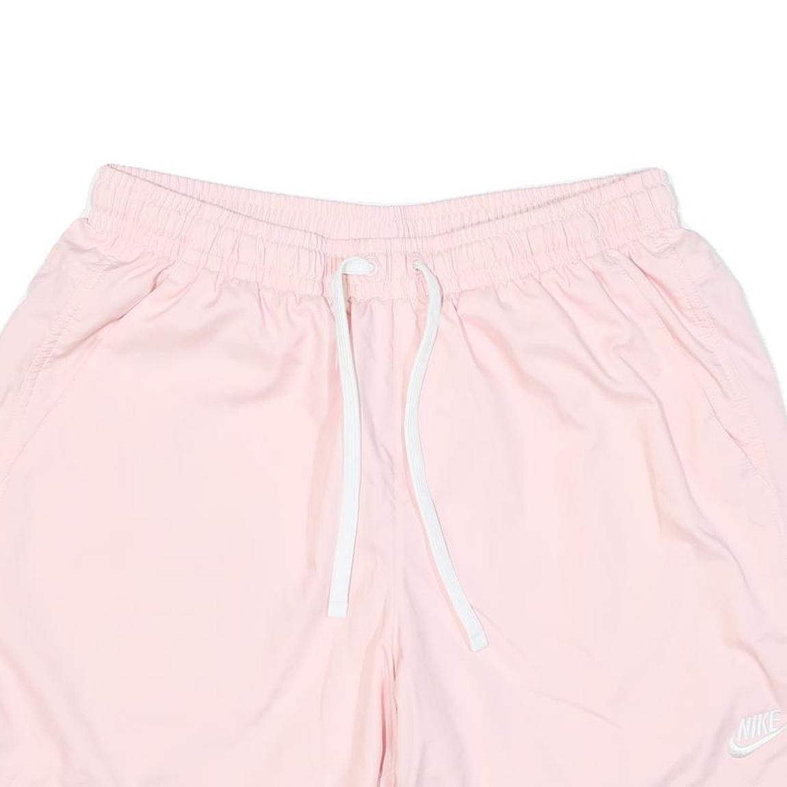 NIKE Mens Shorts Pink Casual M W28 Lightweight Polyester Blend Drawstring