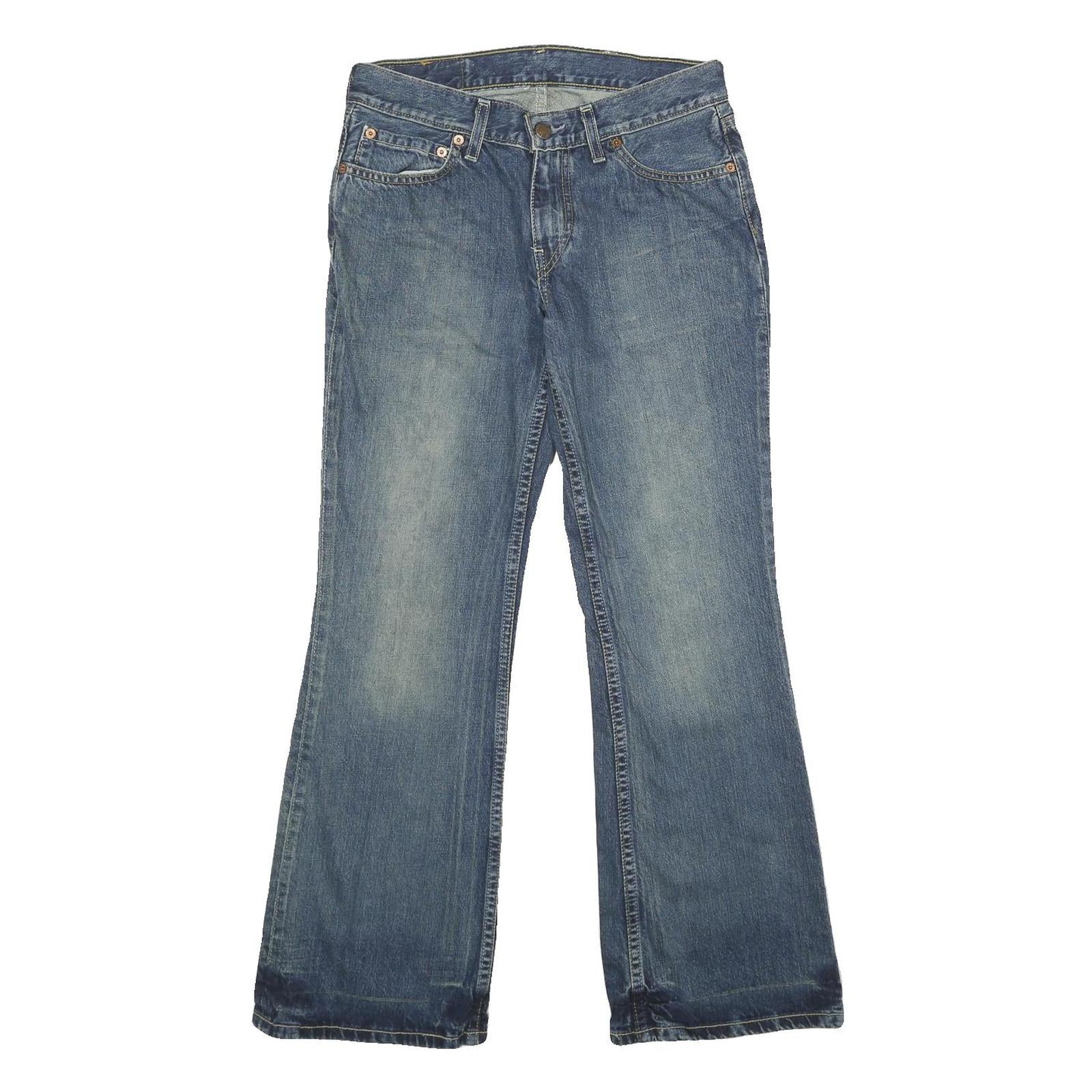 LEVI'S 529 03 Womens Jeans Blue Regular Bootcut Denim Medium W28 L30 Classic Fit