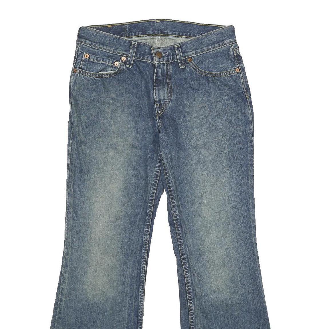 LEVI'S 529 03 Womens Jeans Blue Regular Bootcut Denim Medium W28 L30 Classic Fit