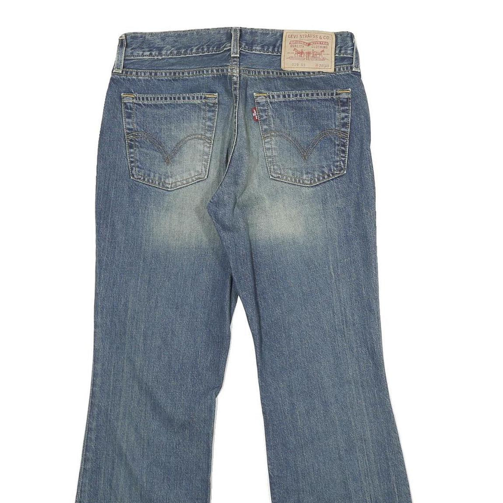 LEVI'S 529 03 Womens Jeans Blue Regular Bootcut Denim Medium W28 L30 Classic Fit