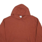 GYMSHARK Womens Rust Orange Hoodie L Cotton Blend Pullover Casual Gym Wear