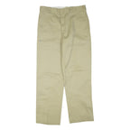 DICKIES Mens Trousers Beige Regular Straight W34 L32