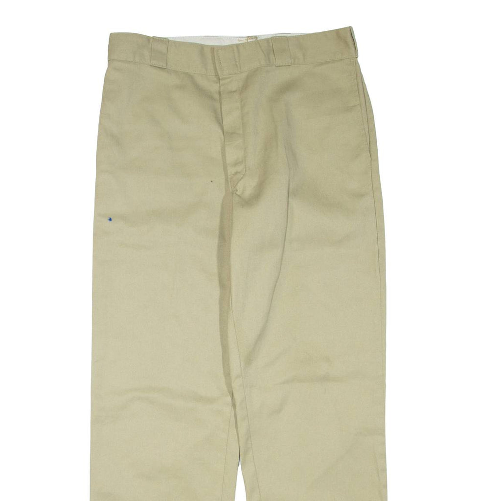 DICKIES Mens Trousers Beige Regular Straight W34 L32