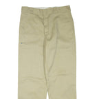 DICKIES Mens Trousers Beige Regular Straight W34 L32