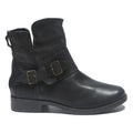 UGG Lidell Womens Black Leather Ankle Boots UK 4.5 Comfortable Stylish