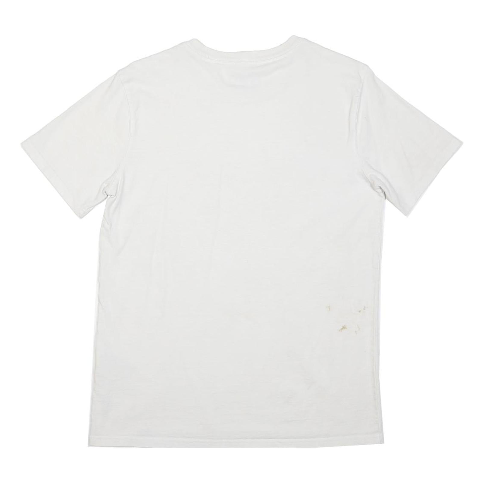 CARHARTT Womens White Yellow Graphic T-Shirt S Short Sleeve Crew Neck Casual