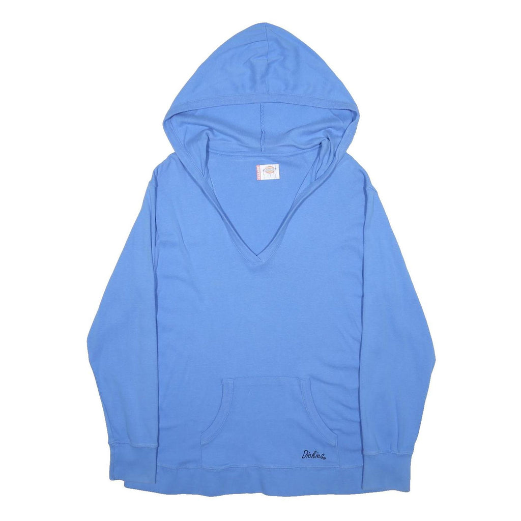 DICKIES Womens Blue Hoodie XL Pullover Cotton Casual Hooded Sweatshirt