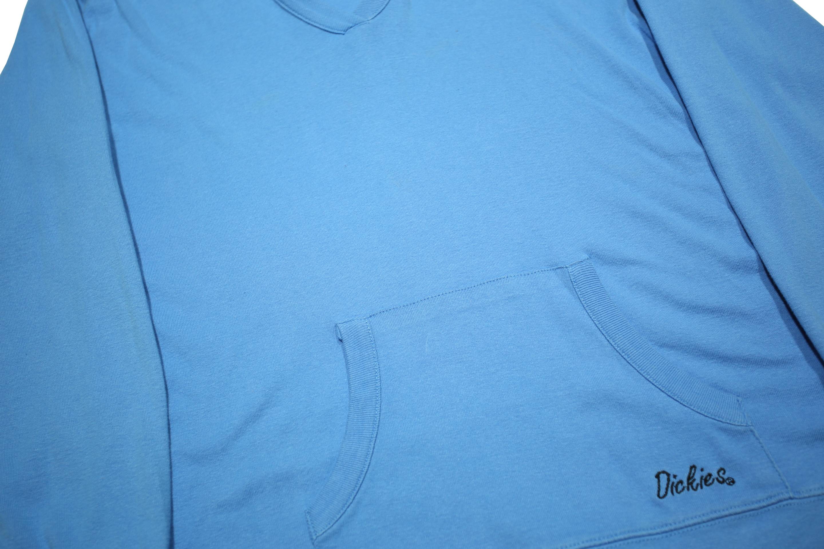 DICKIES Womens Blue Hoodie XL Pullover Cotton Casual Hooded Sweatshirt