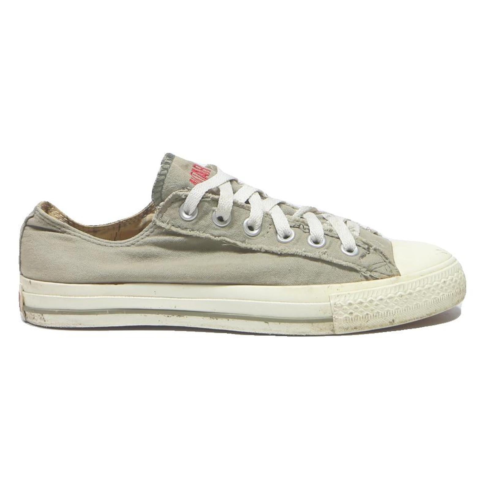 CONVERSE Chuck Taylor All Star Womens Low Top Trainers Beige Canvas UK 6 Casual