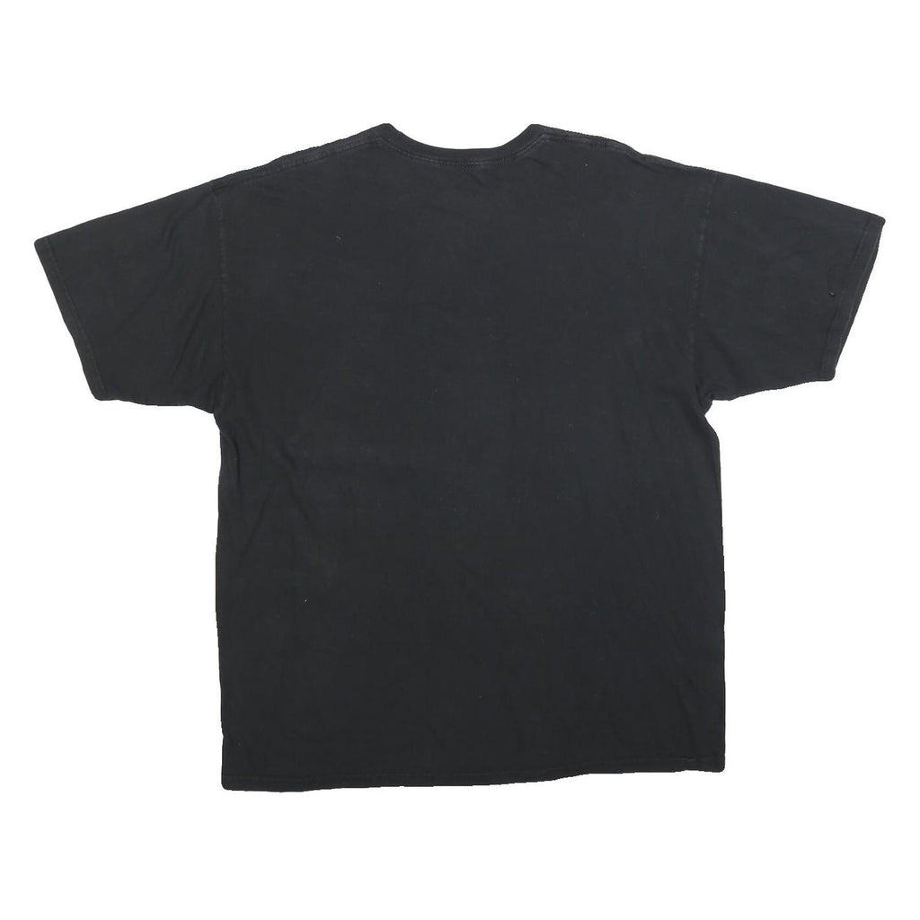 HARD ROCK CAFE Mens Black XL Graphic T-Shirt Short Sleeve Crew Neck Houston