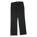 DICKIES Womens Cotton Blend Black Regular Straight Trousers W30 L32 Workwear