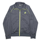 LOTTO Mens Grey Jacket XL Polyester Zip Sportswear Casual Lightweight