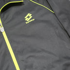 LOTTO Mens Grey Jacket XL Polyester Zip Sportswear Casual Lightweight