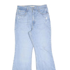 LEVI'S Womens Jeans Blue Regular Flared Denim Light W28 L32 Classic Retro
