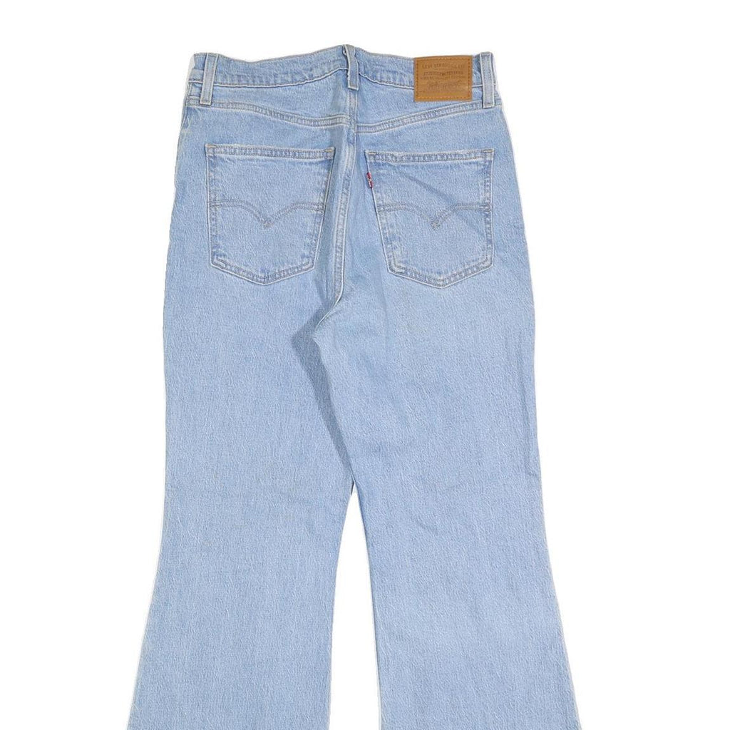 LEVI'S Womens Jeans Blue Regular Flared Denim Light W28 L32 Classic Retro
