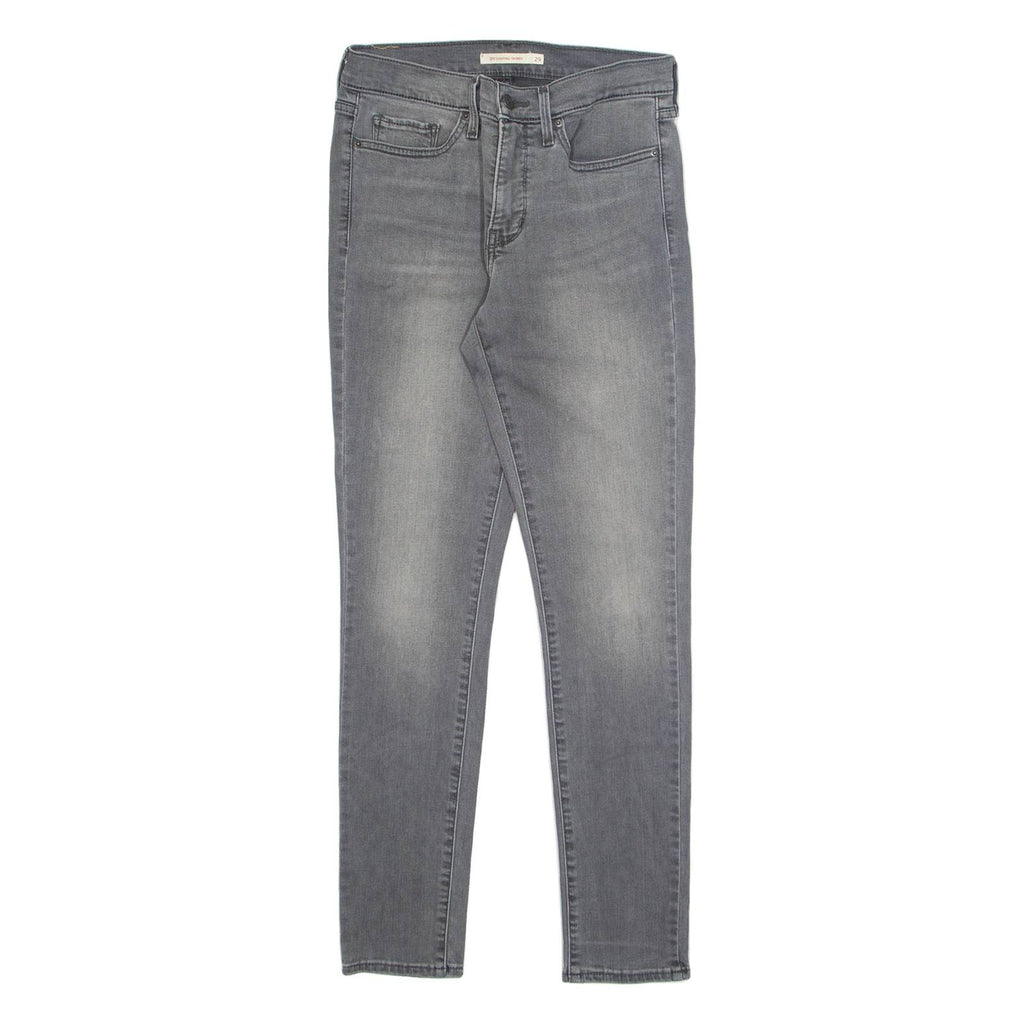 LEVI'S Womens Jeans Grey Regular Skinny W29 L29
