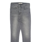 LEVI'S Womens Jeans Grey Regular Skinny W29 L29