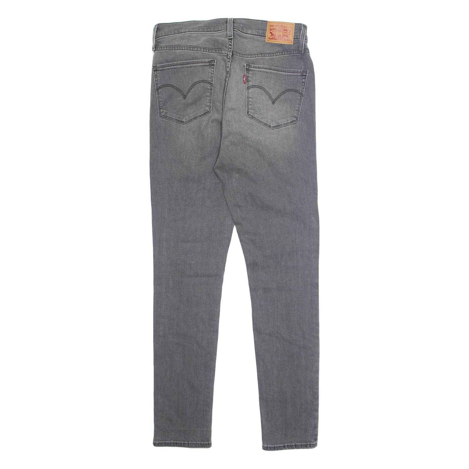 LEVI'S Womens Jeans Grey Regular Skinny W29 L29