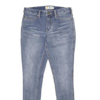 CARHARTT Womens Slim Fit Skinny Leg Denim Jeans Light Blue W28 L30 Zip Cotton