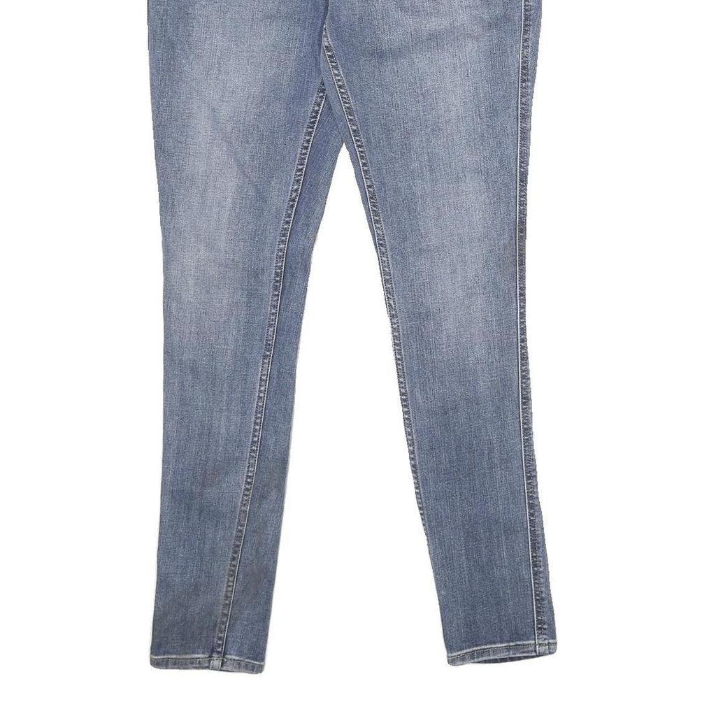 CARHARTT Womens Slim Fit Skinny Leg Denim Jeans Light Blue W28 L30 Zip Cotton