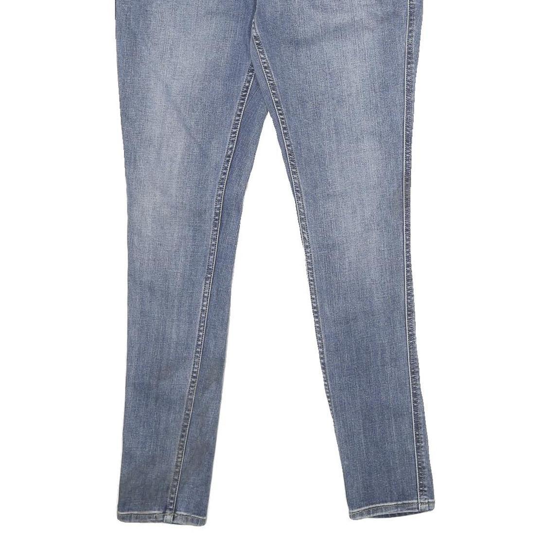 CARHARTT Womens Slim Fit Skinny Leg Denim Jeans Light Blue W28 L30 Zip Cotton