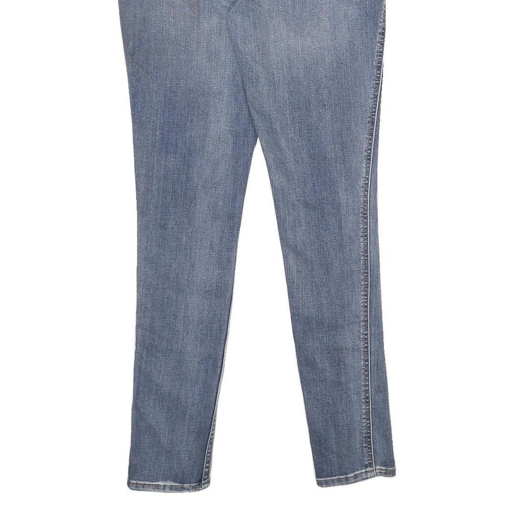 CARHARTT Womens Slim Fit Skinny Leg Denim Jeans Light Blue W28 L30 Zip Cotton