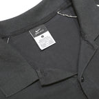 NIKE Mens Black Short Sleeve Plain Polo Shirt L Cotton Blend Sports Performance