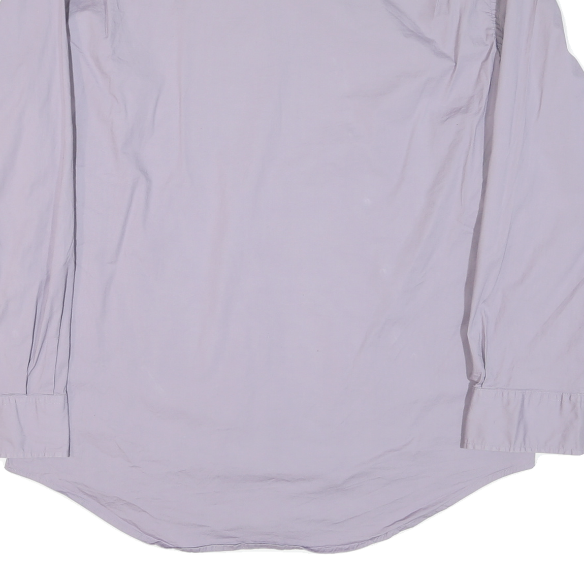 TOMMY HILFIGER Mens Purple Casual Shirt 2XL Cotton Blend Long Sleeve Button