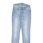 LEVI'S Womens Slim Light Blue Denim Jeans W24 L30 Zip Cotton Blend Skinny Fit