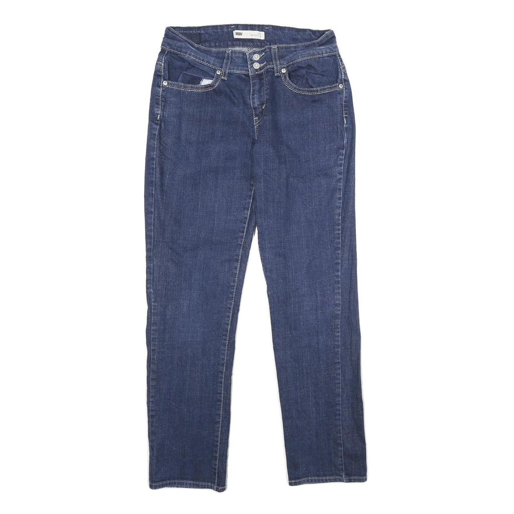 LEVI'S 529 Curvy Skinny Womens Jeans Blue Slim Denim Raw W31 L29 Classic Fit