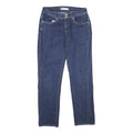 LEVI'S 529 Curvy Skinny Womens Jeans Blue Slim Denim Raw W31 L29 Classic Fit