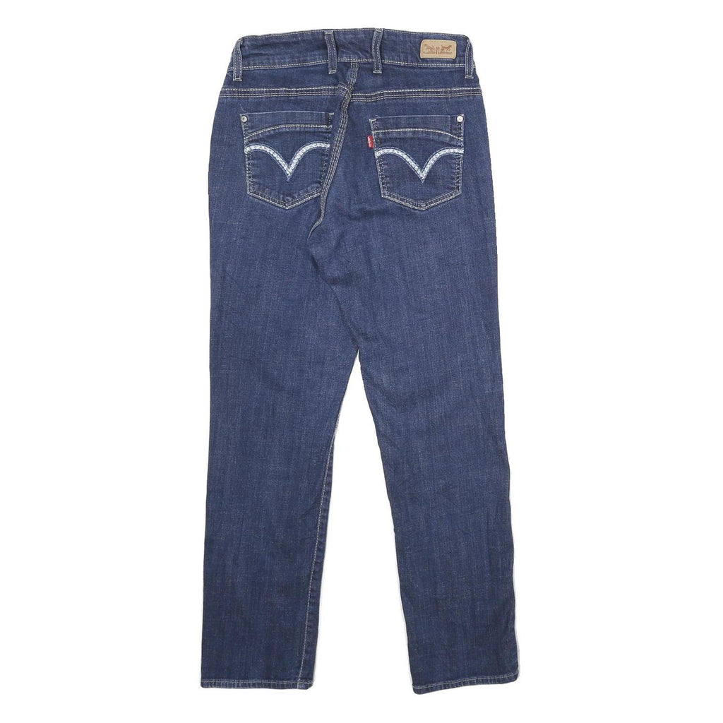 LEVI'S 529 Curvy Skinny Womens Jeans Blue Slim Denim Raw W31 L29 Classic Fit