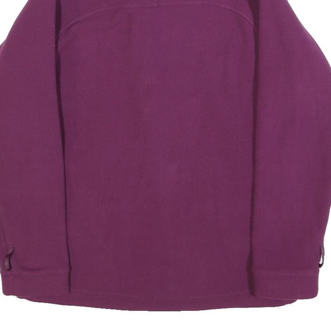 BERGHAUS Womens Purple Jacket S Polyester Plain Zip Outdoor Casual