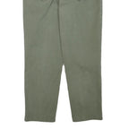 CALVIN KLEIN JEANS Womens Slim Fit Olive Green Cotton Blend Trousers W31 L25