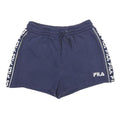 FILA Womens Shorts Navy Blue Casual S W26 Logo Tape Sportswear