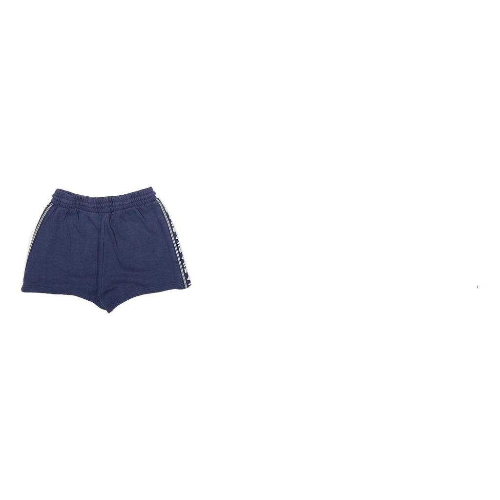 FILA Womens Shorts Navy Blue Casual S W26 Logo Tape Sportswear