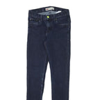 LEVI'S 512 Tapered Mens Jeans Blue Slim Denim Dark W26 L29 Slim Fit Zip