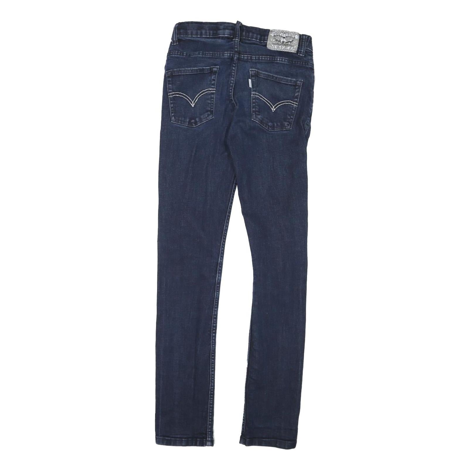 LEVI'S 512 Tapered Mens Jeans Blue Slim Denim Dark W26 L29 Slim Fit Zip