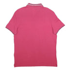DIADORA Mens Pink Polo Shirt XL Short Sleeve Cotton Casual Sportswear