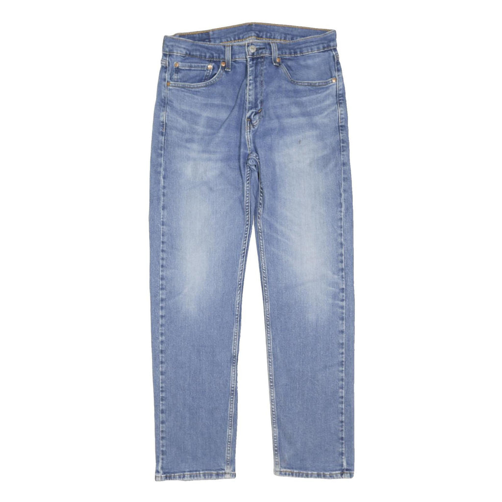 LEVI'S 505 Mens Jeans Blue Regular Straight Denim Medium W32 L41 Classic Zip