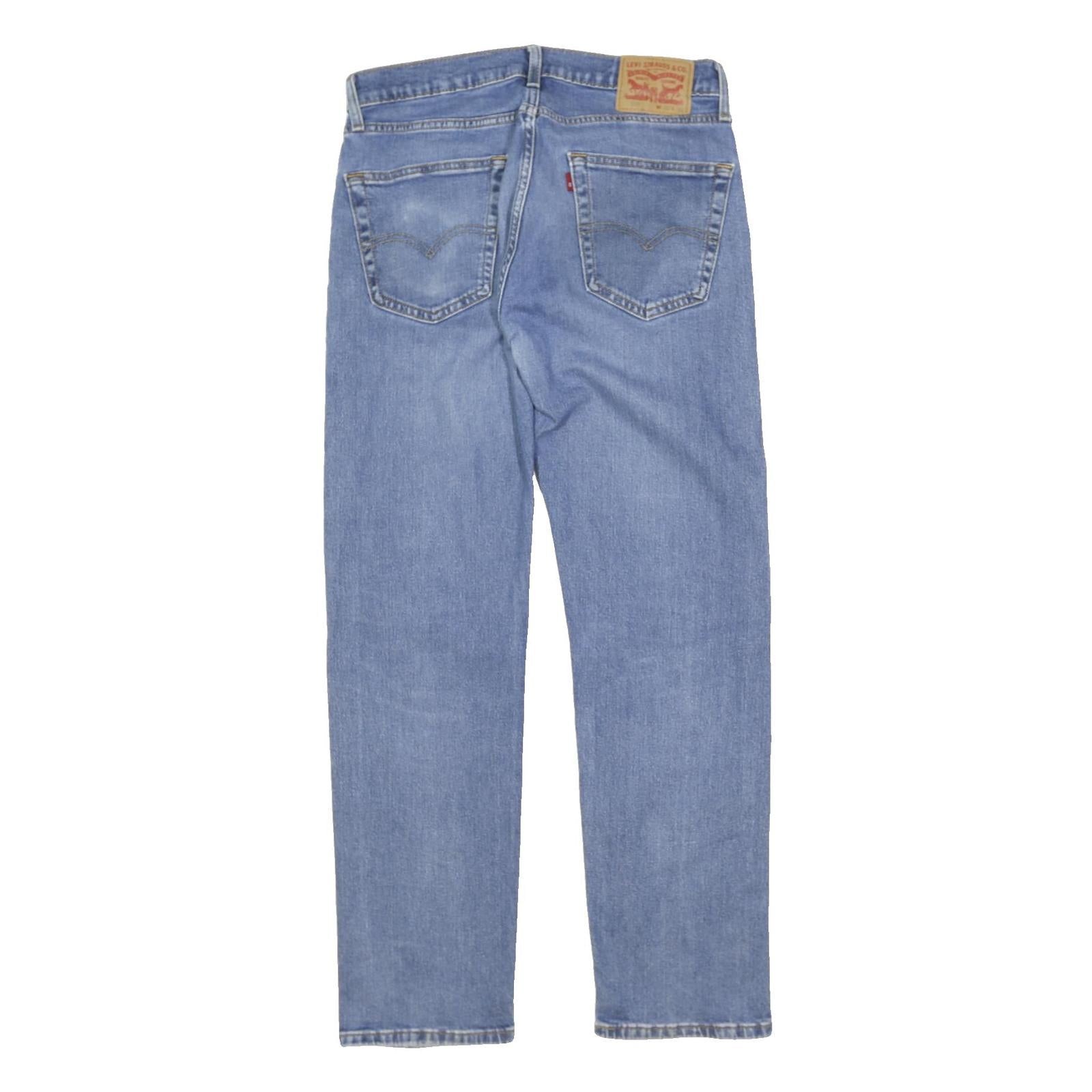 LEVI'S 505 Mens Jeans Blue Regular Straight Denim Medium W32 L41 Classic Zip