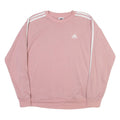 ADIDAS Womens Sweatshirt Pink Crew Neck S