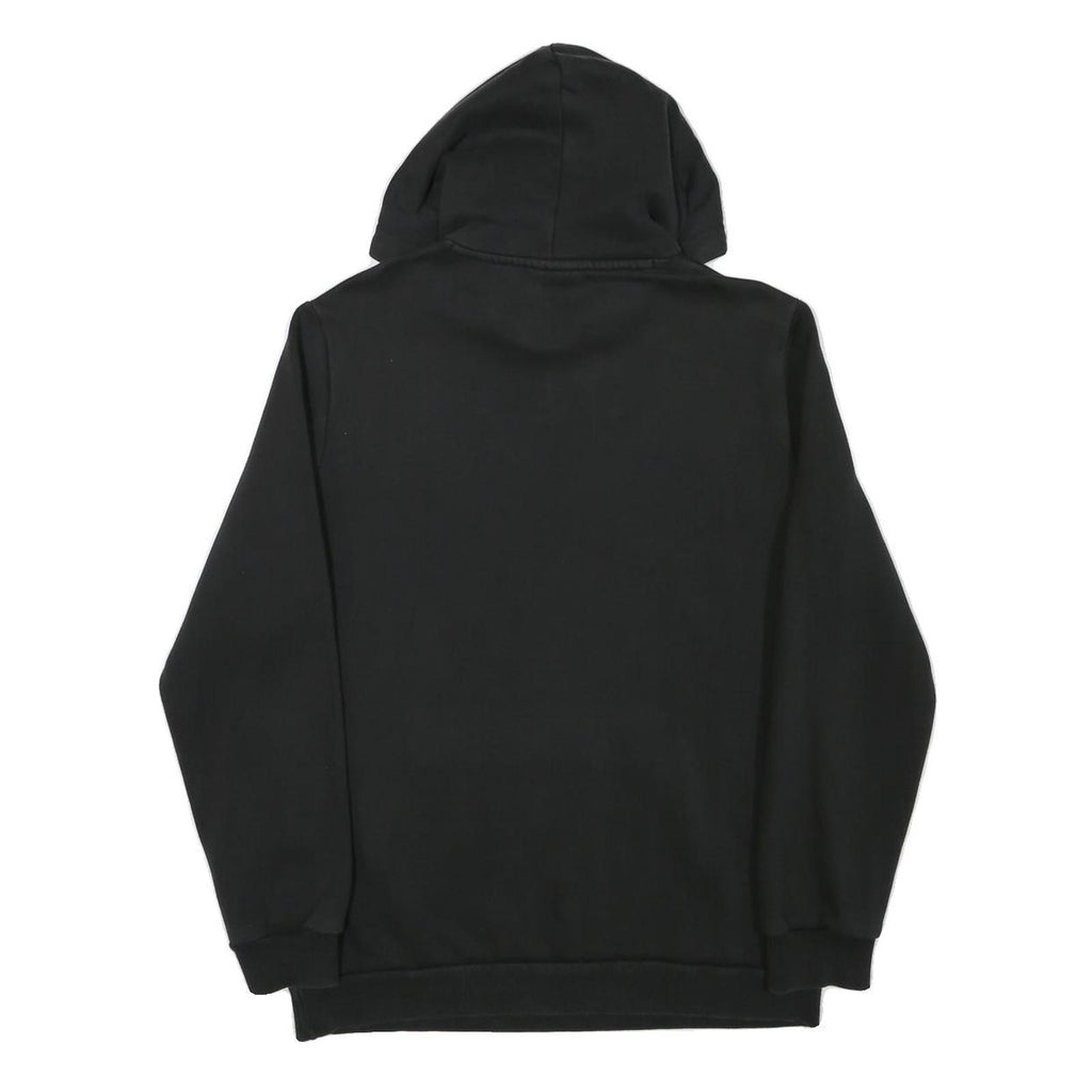 PUMA Mens Black Pullover Hoodie M Classic Logo Cotton Blend Sweatshirt