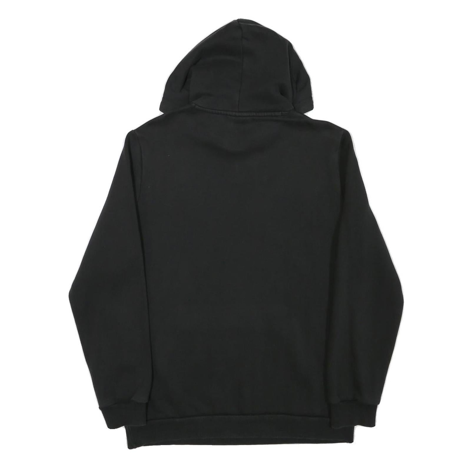 PUMA Mens Black Pullover Hoodie M Classic Logo Cotton Blend Sweatshirt